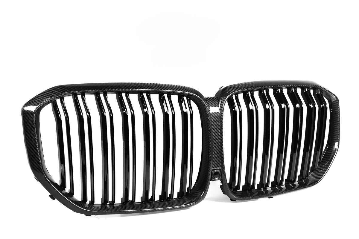 20-23 X5 G05 Pre-LCI Double Slat Dry Carbon Fiber Grill