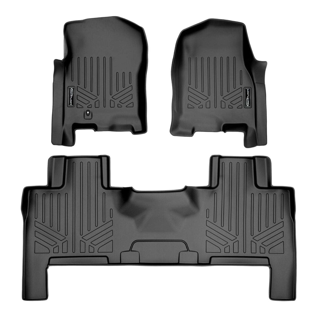 Smart TrimTM Floor Liners For 2007 - 2017 Ford Expedition/Lincoln Navigator ((2nd Row Bench) or Console)