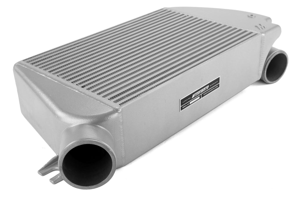 Mishimoto Performance Top Mount Intercooler and Charge Pipe Kit - 2015+ WRX-Polished Pipe, Silver Intercooler