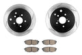 Stoptech Street Axle Pack Slotted Rear - 2013-2016 Scion FR-S / 2013-2020 Subaru BRZ / 2017-2019 Toyota 86
