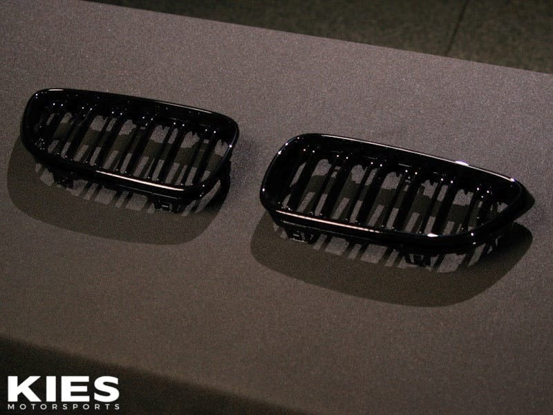 Kies Motorsports Dual Slat Black Black Kidney Grille for F22 2 Series