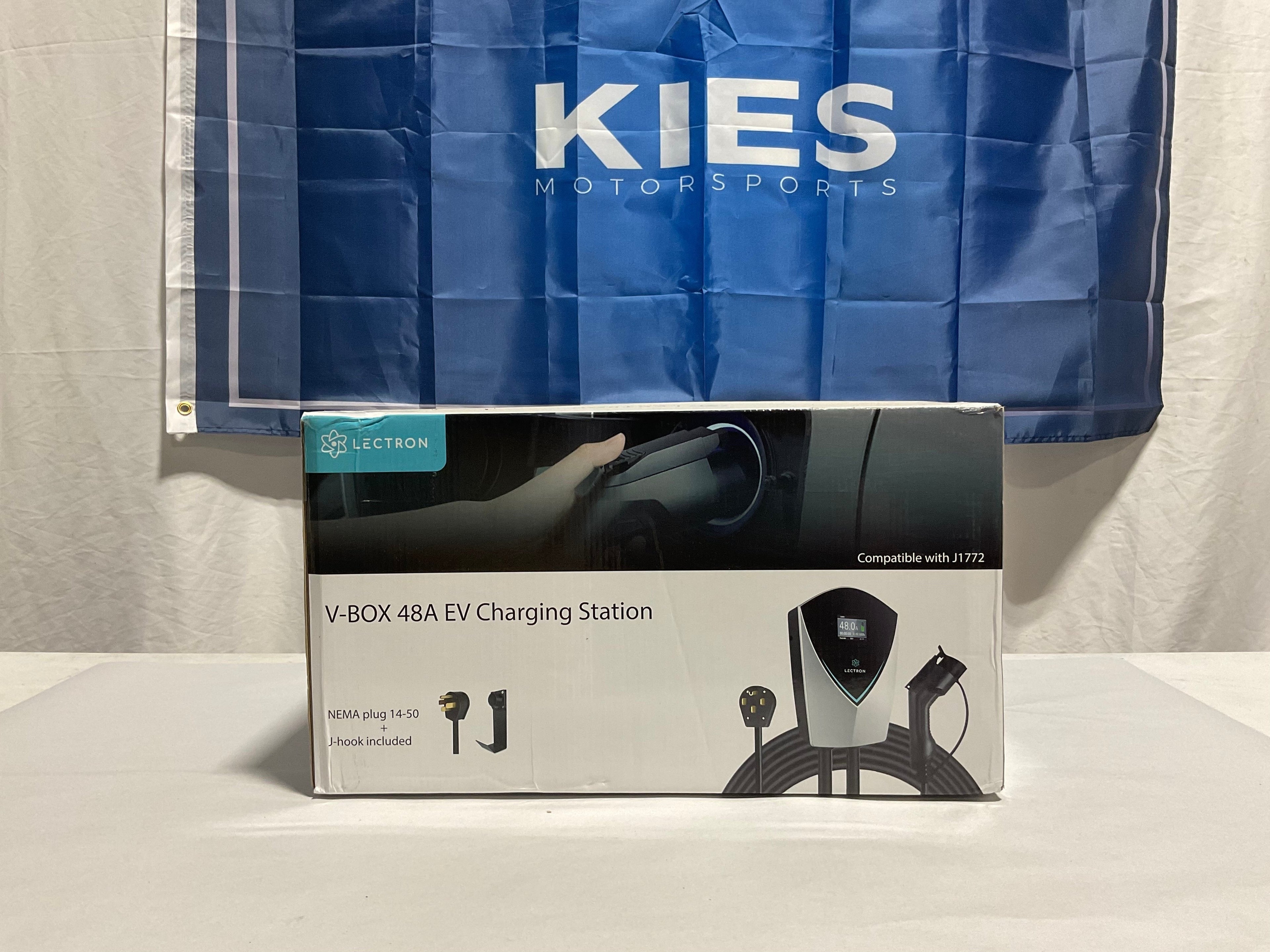 OPEN BOX (EV) - Lectron V-BOX 240V 48A Electric Vehicle (EV) Charging Station With NEMA 14-50 Plug