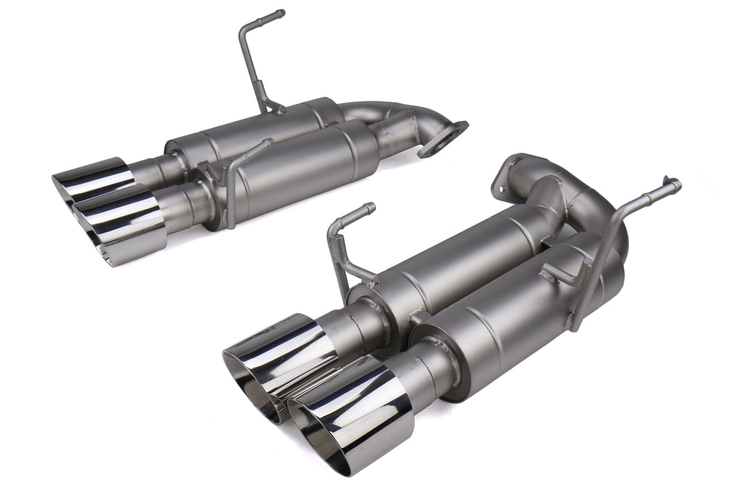 CP-E Austenite Axle Back Dual Mufflers - 2015-2021 Subaru WRX / STI