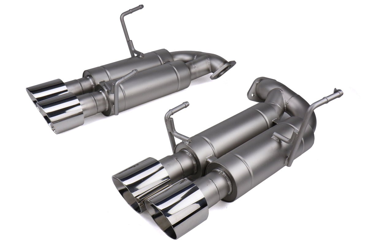 CP-E Austenite Axle Back Dual Mufflers - 2015-2021 Subaru WRX / STI