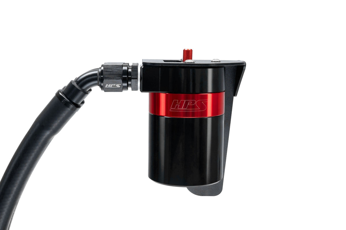 HPS Performance Aluminum Oil Catch Can Kit 2021-2022 Polaris RZR Turbo S and S 4, 860-023