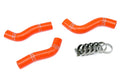HPS Orange Reinforced Silicone Radiator Hose Kit Coolant KTM 07-10 250SXF