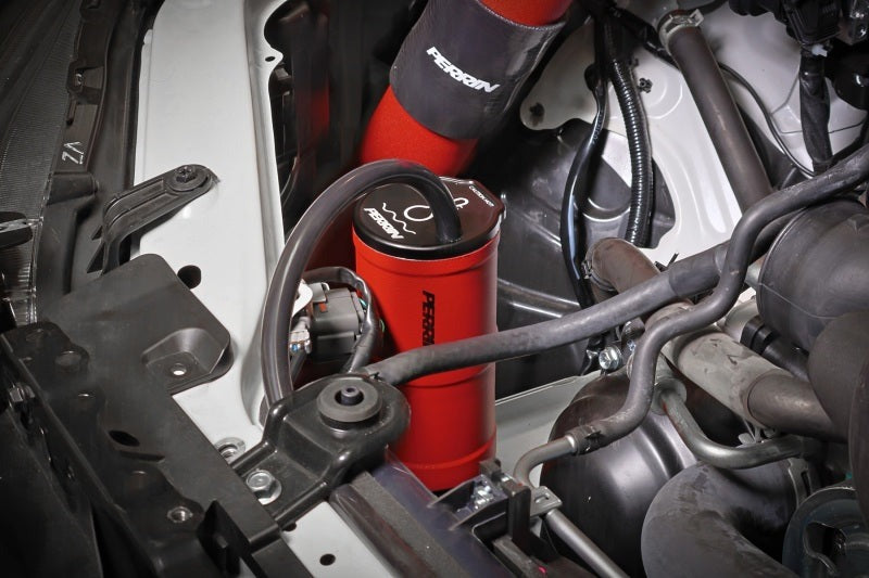 PERRIN Coolant Overflow Tank - Red 2002-2025 Subaru WRX / 2004-2021 STI / 2013-2026 BRZ/GR86/FRS/86