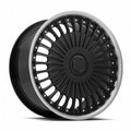 MRR VP4 19" 5x120 Black Machined Lip