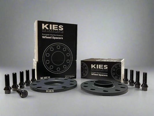 Kies Motorsports (G90 M5) BMW Wheel Spacers 5 x 132 Black Finish (Set of 2)