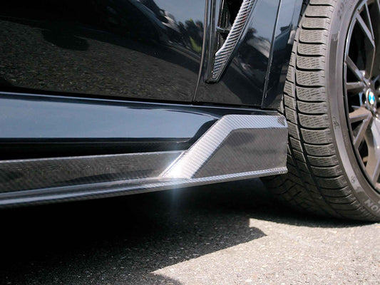 Kies Carbon F95 X5M Dry Carbon Fiber Side Skirt