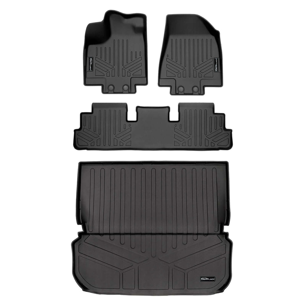 SMARTLINER Floor Liners for 2022-2026 Infiniti QX60 (7 Passenger)