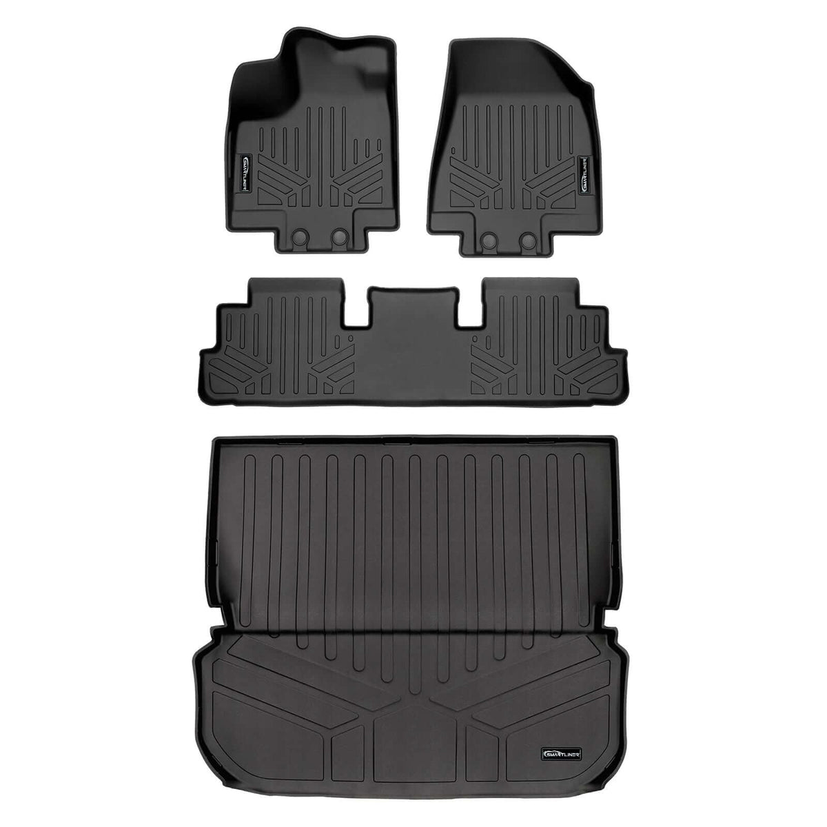 SMARTLINER Floor Liners for 2022-2026 Infiniti QX60 (7 Passenger)