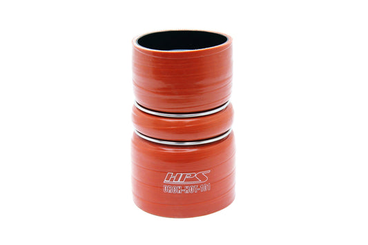 HPS Silicone Intercooler Turbo Boot Hose, Orange, ORCH-HOT-101, replace part # 6C34-6C640-BA, 6C3Z-6C640-B, 8C3Z-6W651-A, 6C3Z-6C640-B, 3C34-6C640-CA