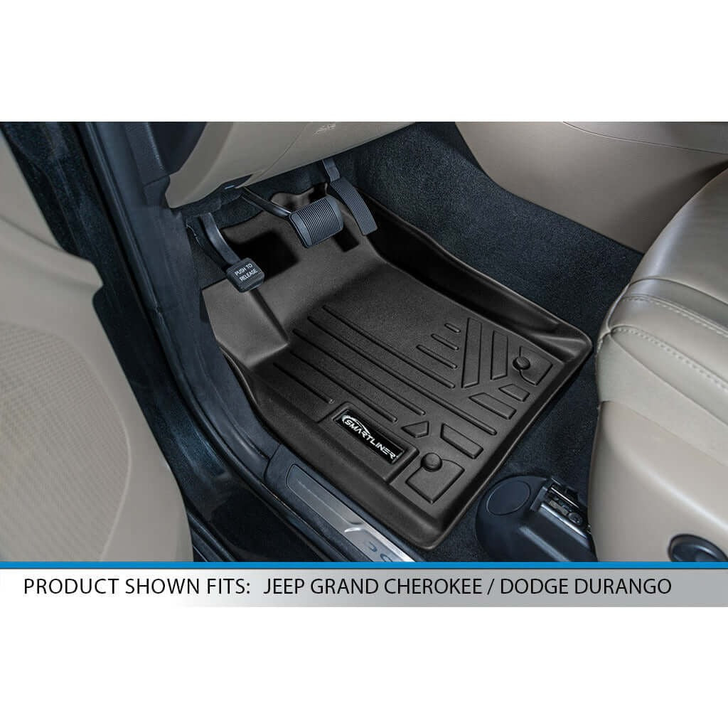 Smart TrimTM Floor Liners For 2013-2016 Jeep Grand Cherokee (without 2nd Row Center Console)