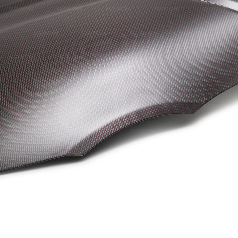 Seibon TS-Style Red Dry Carbon Hood - 2020+ A90 Supra
