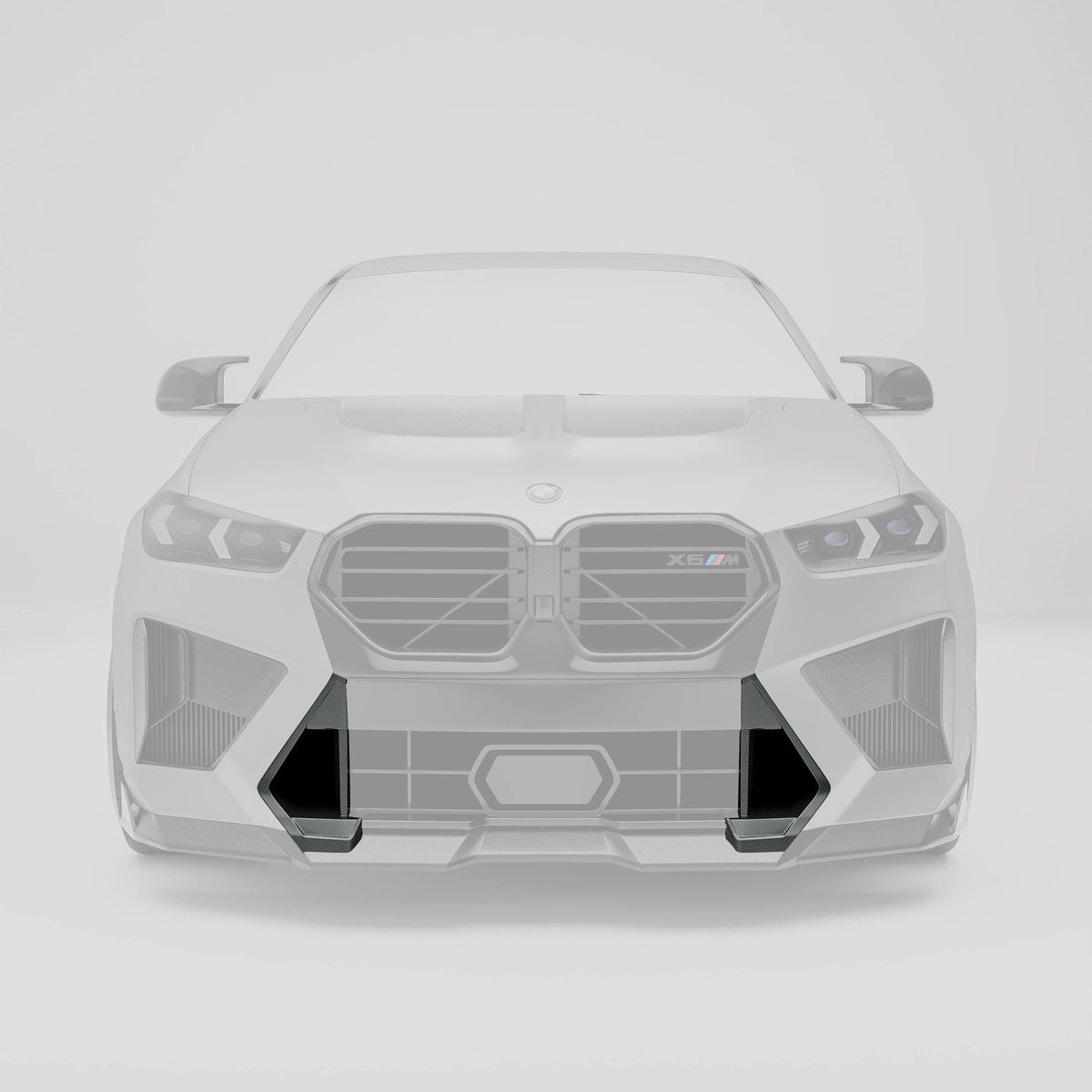 Revozport Carbon Fiber Front Bmper Vents for BMW X5M F95 X6M F96 LCI (2023+)