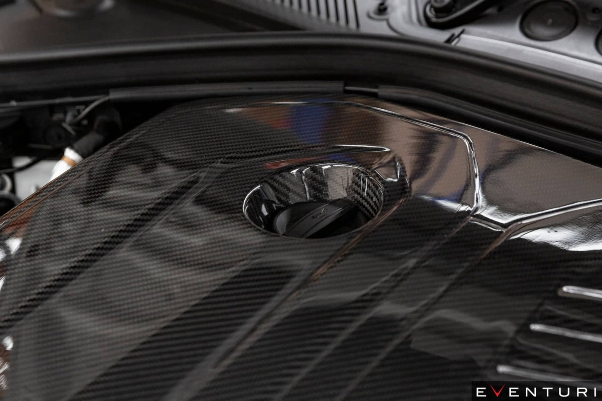 Eventuri BMW B58 Black Carbon Engine Cover