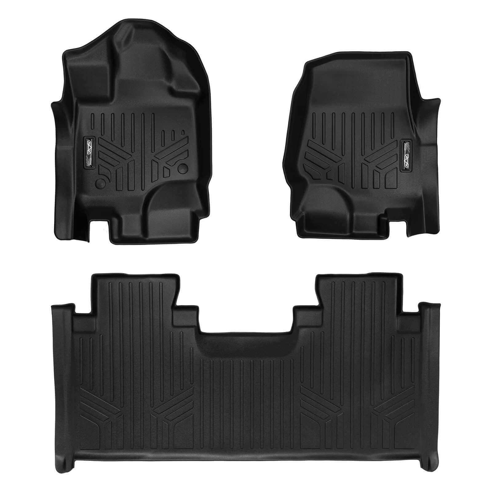 SMARTLINER Custom Fit Floor Liners For 2015-2026 Ford F-150 SuperCab with 1st Row Bench Seat with Vinyl Flooring