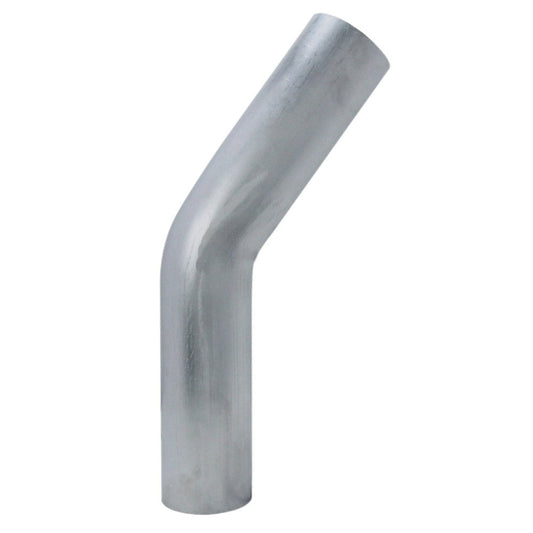 HPS 35 Degree Bend 6061 Aluminum Elbow Pipe Tubing, Mandrel Bent, Mill Finish