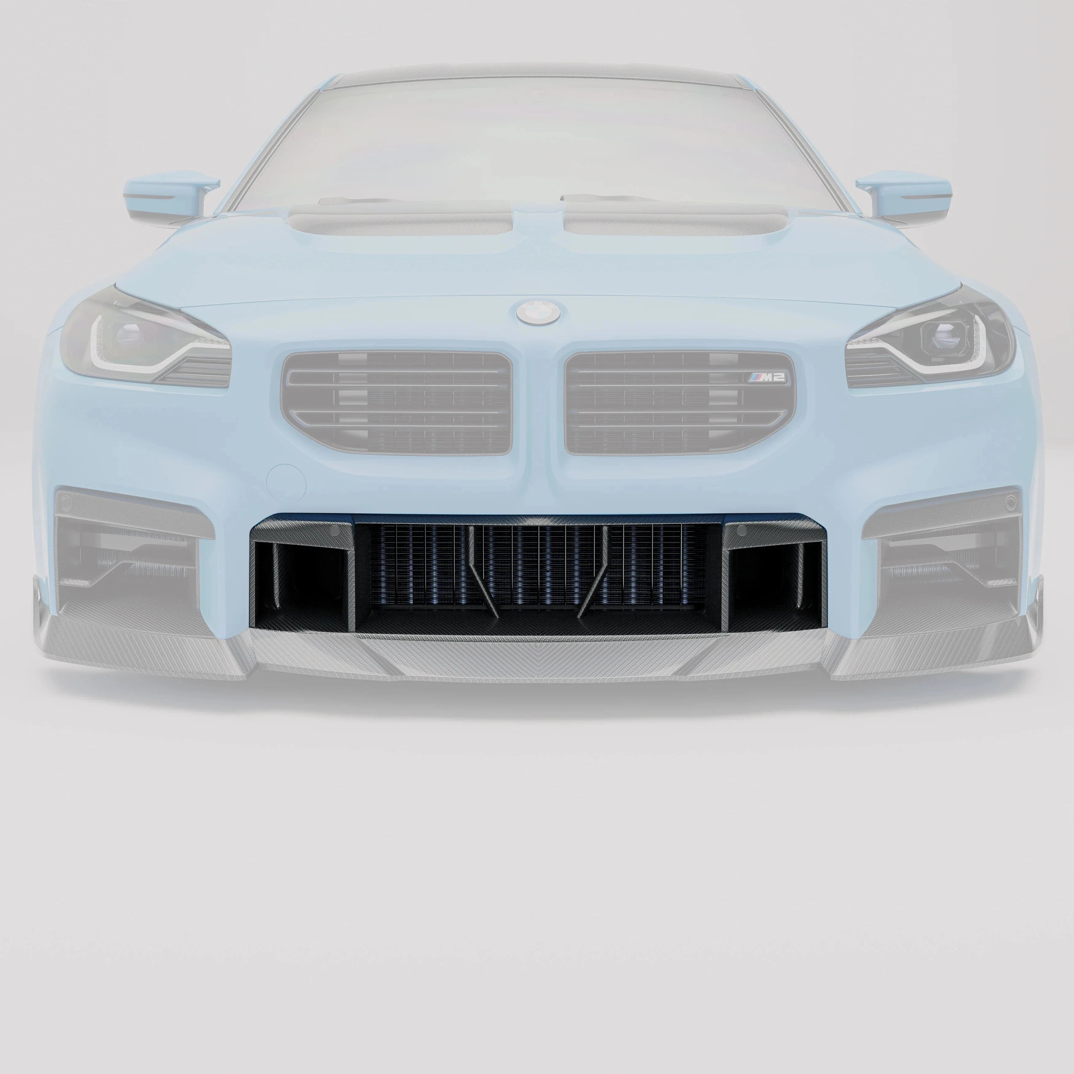 Revozport Carbon Fiber Front Bumper Air Intake for BMW G87 M2