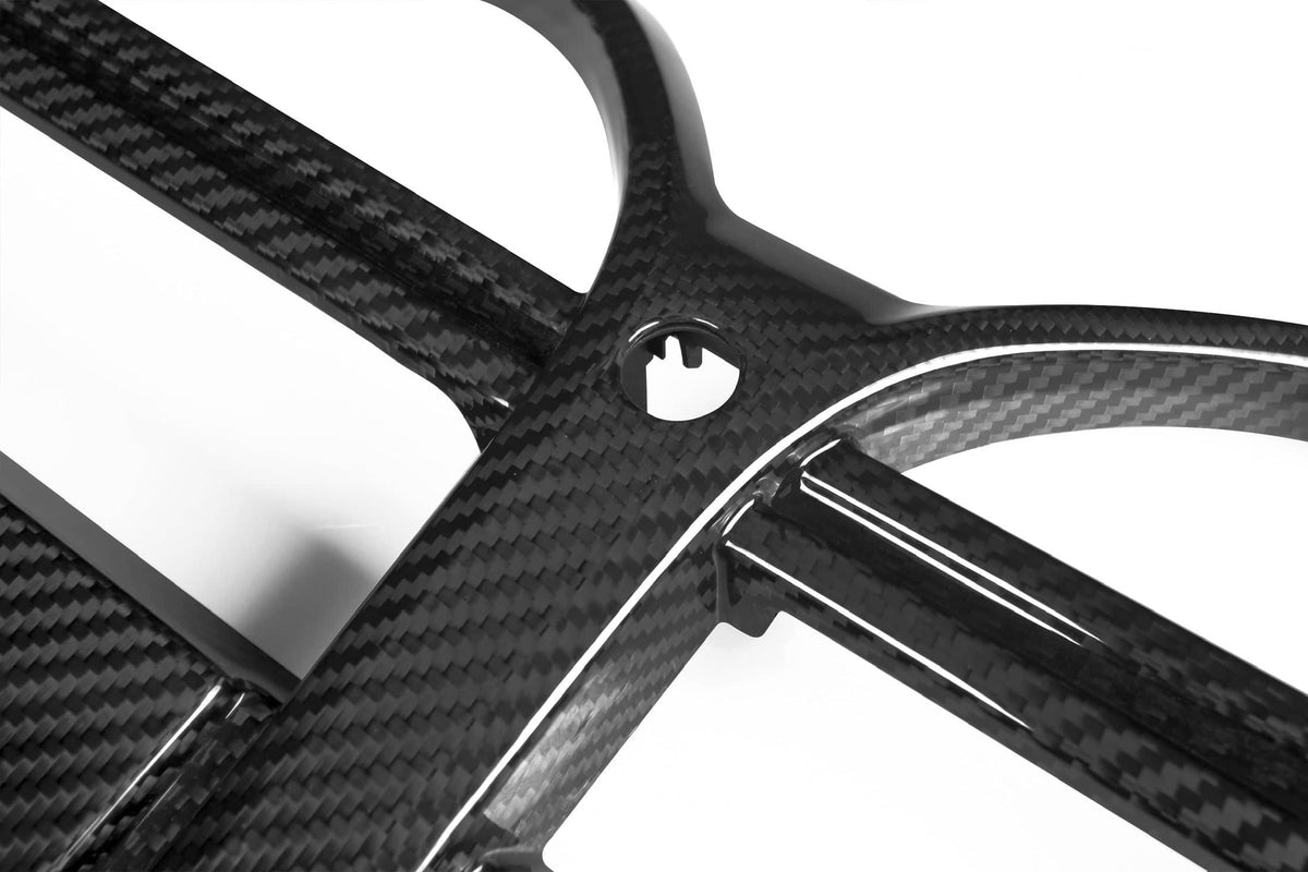 4 Series Coupe/Convertible G22/G23 CSL Style Dry Carbon Fiber Grill With or Without ACC