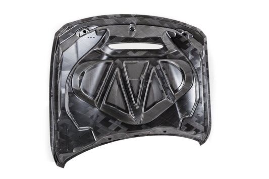 Krass Tecknik V2 GTS Hood Wide Panel Carbon Fiber