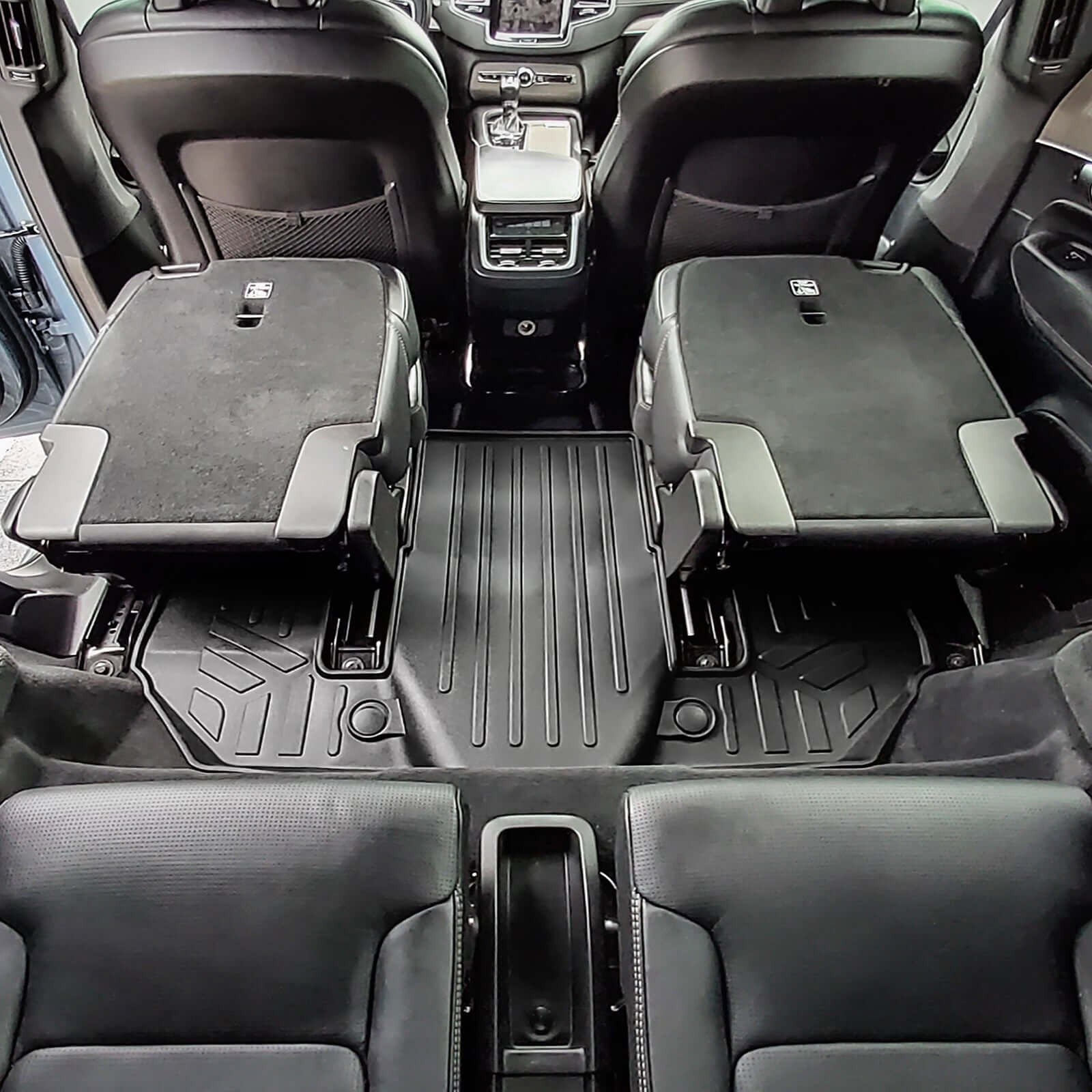 SMARTLINER Floor Liners for 2020-2026 Volvo XC90 (7 Passenger Models. No Plug-in Hybrid Models)
