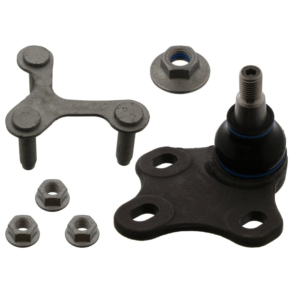 Ball Joint with Lock Nuts & Locking Plate - VW/Audi