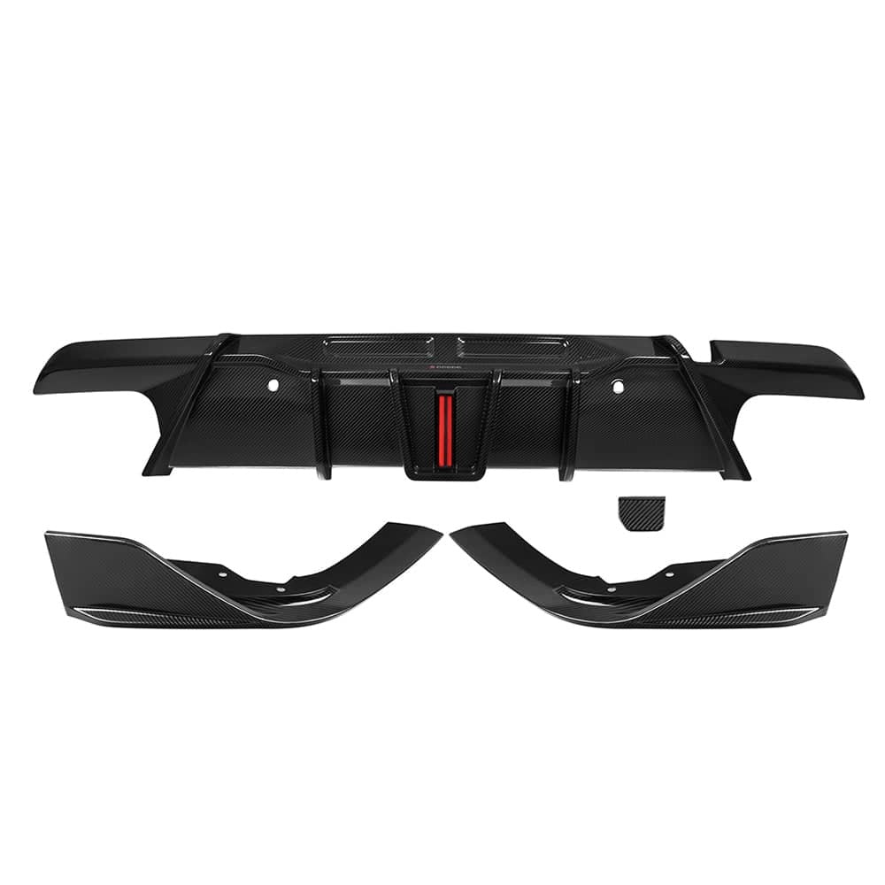 X6M F96 SQ Style Dry Carbon Fiber Diffuser With or Without Brake Light