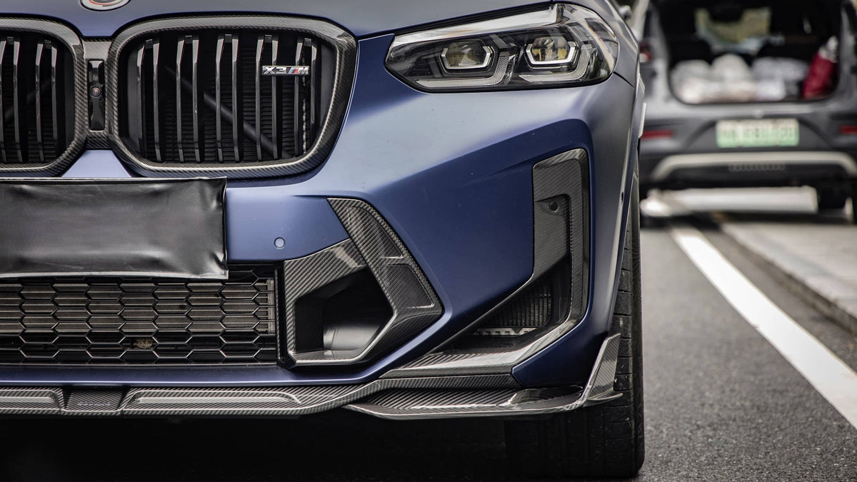 F97 X3M LCI SQ Style Dry Carbon Front Lip