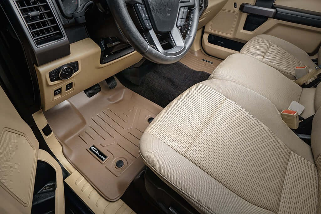 SMARTLINER Floor Liners for 2022-2026 Ford F-150 Lightning Only fits with 2nd Row Bucket seats without under seat fold-flat storage