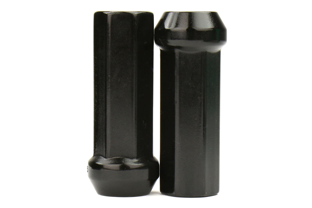 Project Kics Kyokugen Heptagon 50mm Closed Ended Black Lug Nuts 12x1.25 - Universal