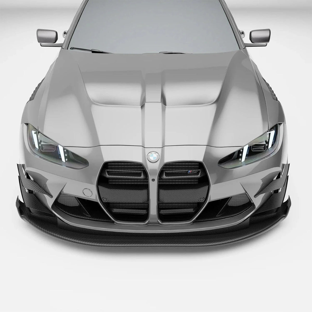 Revozport Carbon Fiber Front Air Dam for BMW G80 G81 M3 G82 G83 M4 2021-2024