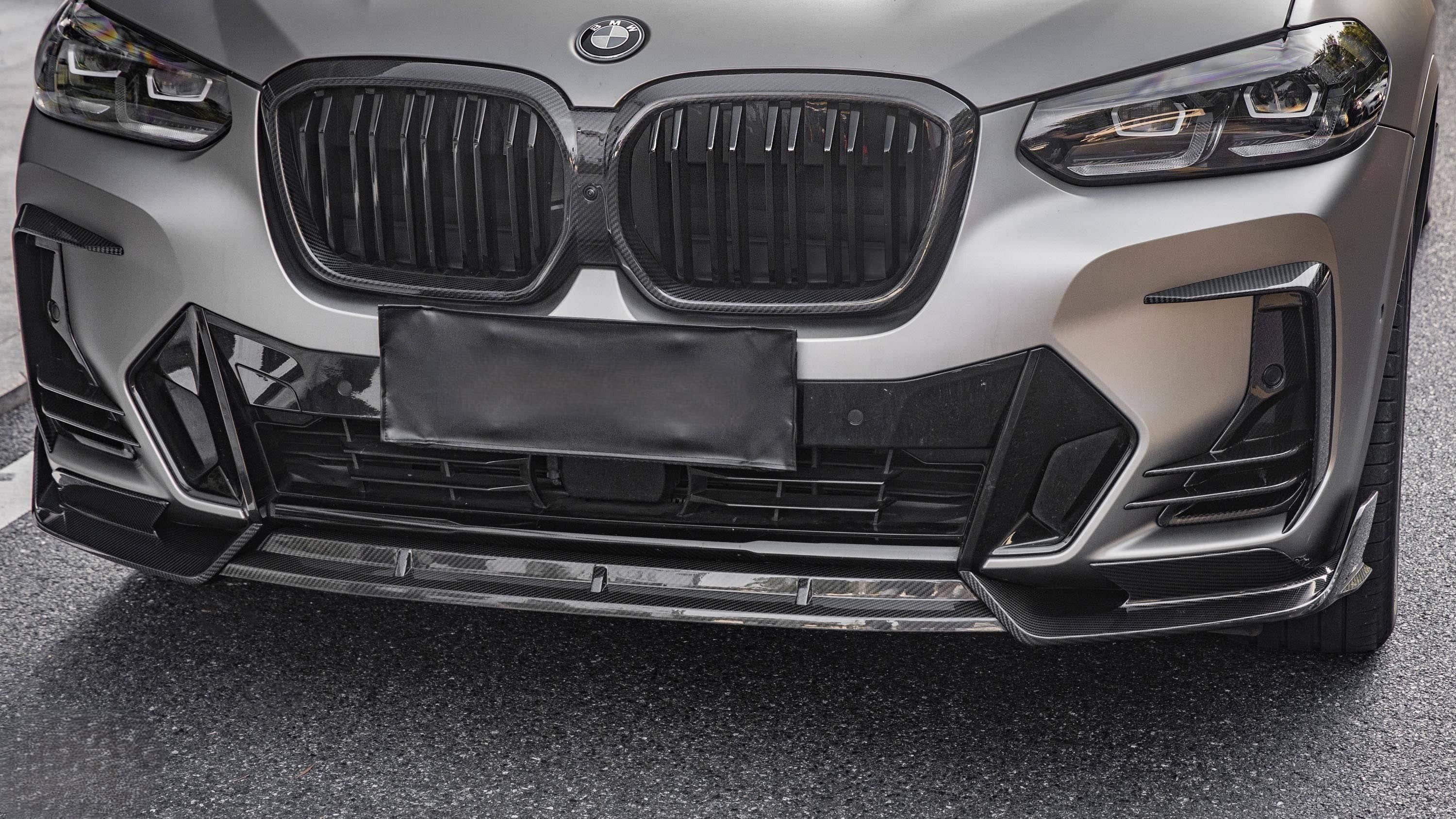 G08i iX3 LCI SQ Style Dry Carbon Front Lip