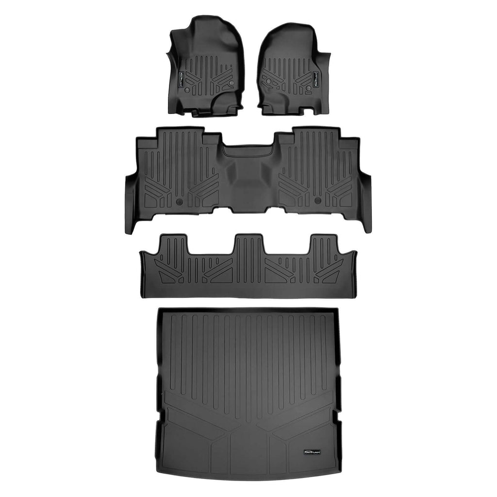 SMARTLINER Floor Liners for 2018-2024 Ford Expedition/Lincoln Navigator 2nd Row Bench Seat (no Max or L)