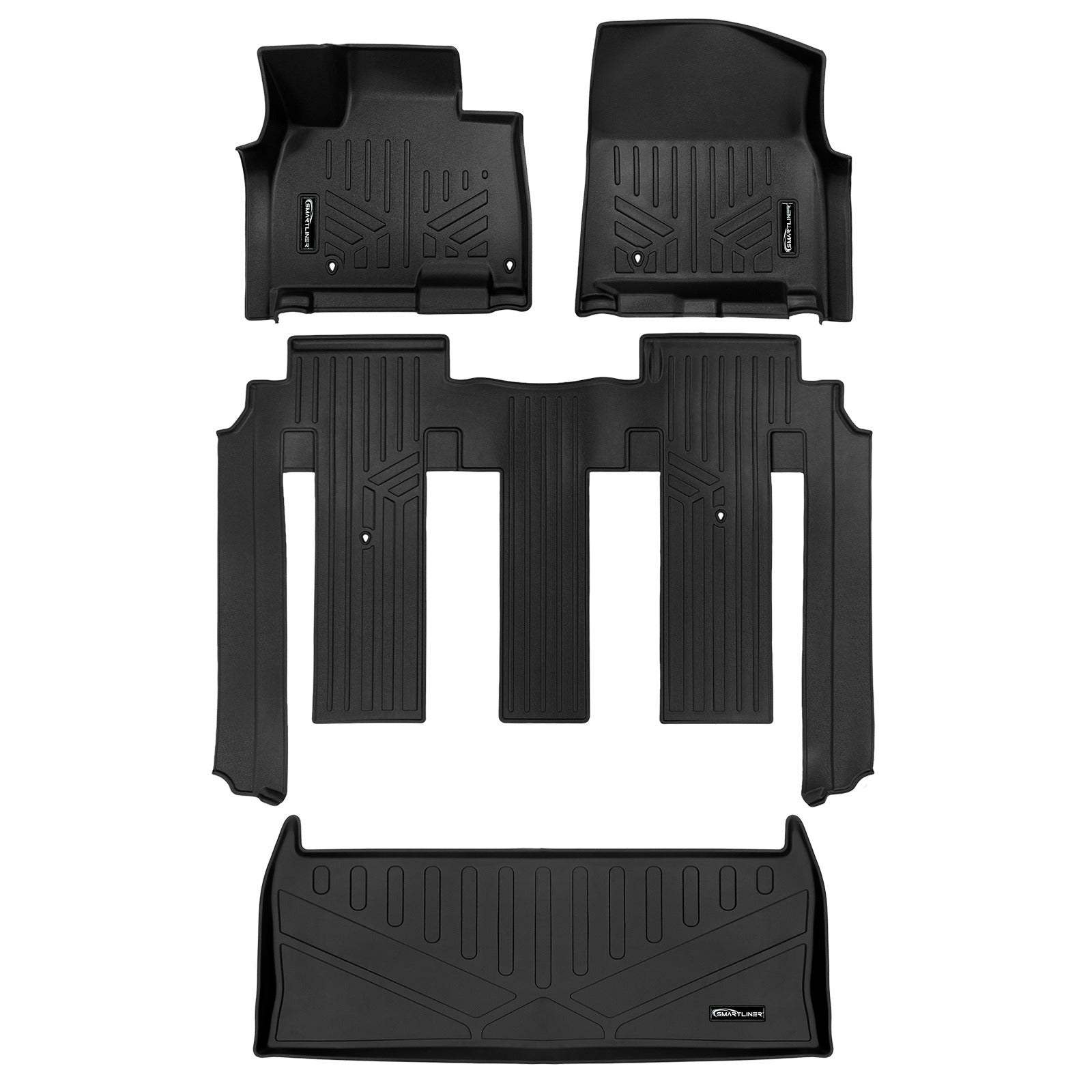 SMARTLINER Floor Liners for 2025-2026 Kia Carnival Hybrid (8 Passenger Models)