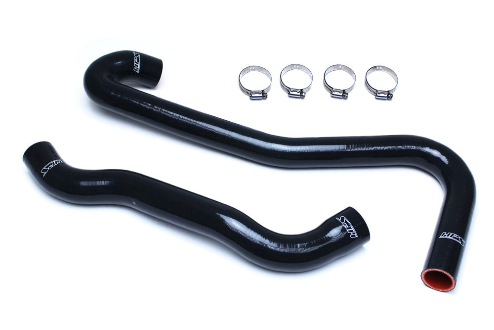 HPS Black Reinforced Silicone Radiator Hose Kit Coolant Jeep 06-08 Grand Cherokee SRT8 6.1L V8 WK1