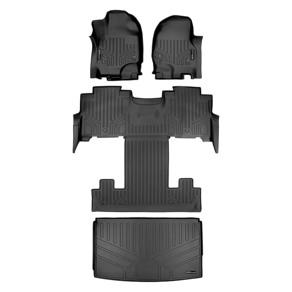 Smart TrimTM Floor Liners For 2018-2024 Lincoln Navigator 2nd Row Bucket Seats (Only Max or L)