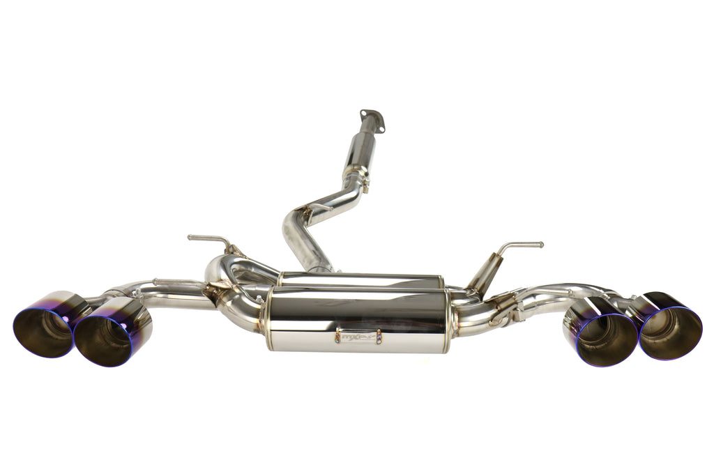 MXP SP Cat Back Exhaust w/ Burnt Tips - 2014-2016 Scion FR-S RS 1.0