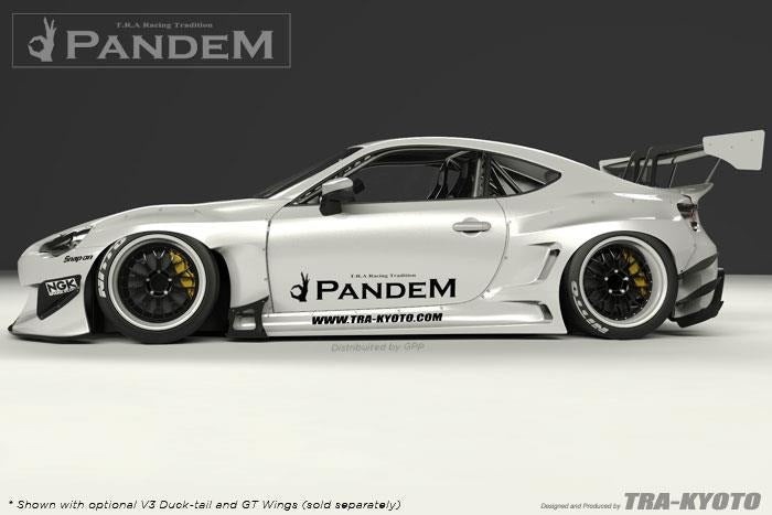 GReddy Pandem Wide Body V3 Side Skirts - 2013-2016 Scion FR-S / Subaru BRZ / Toyota 86