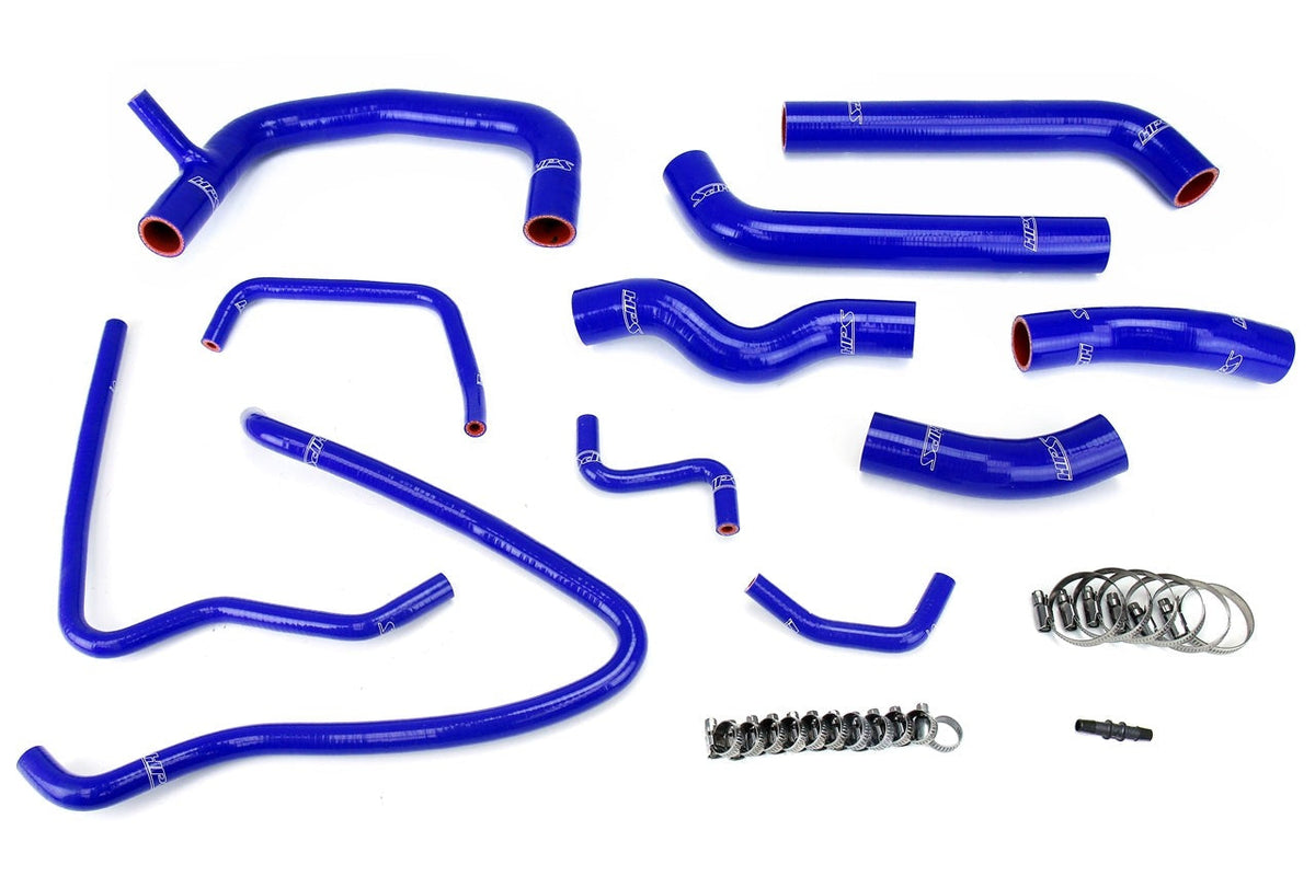 HPS Reinforced Blue Silicone Radiator Hose Kit Coolant Toyota 00-05 MR2 Spyder