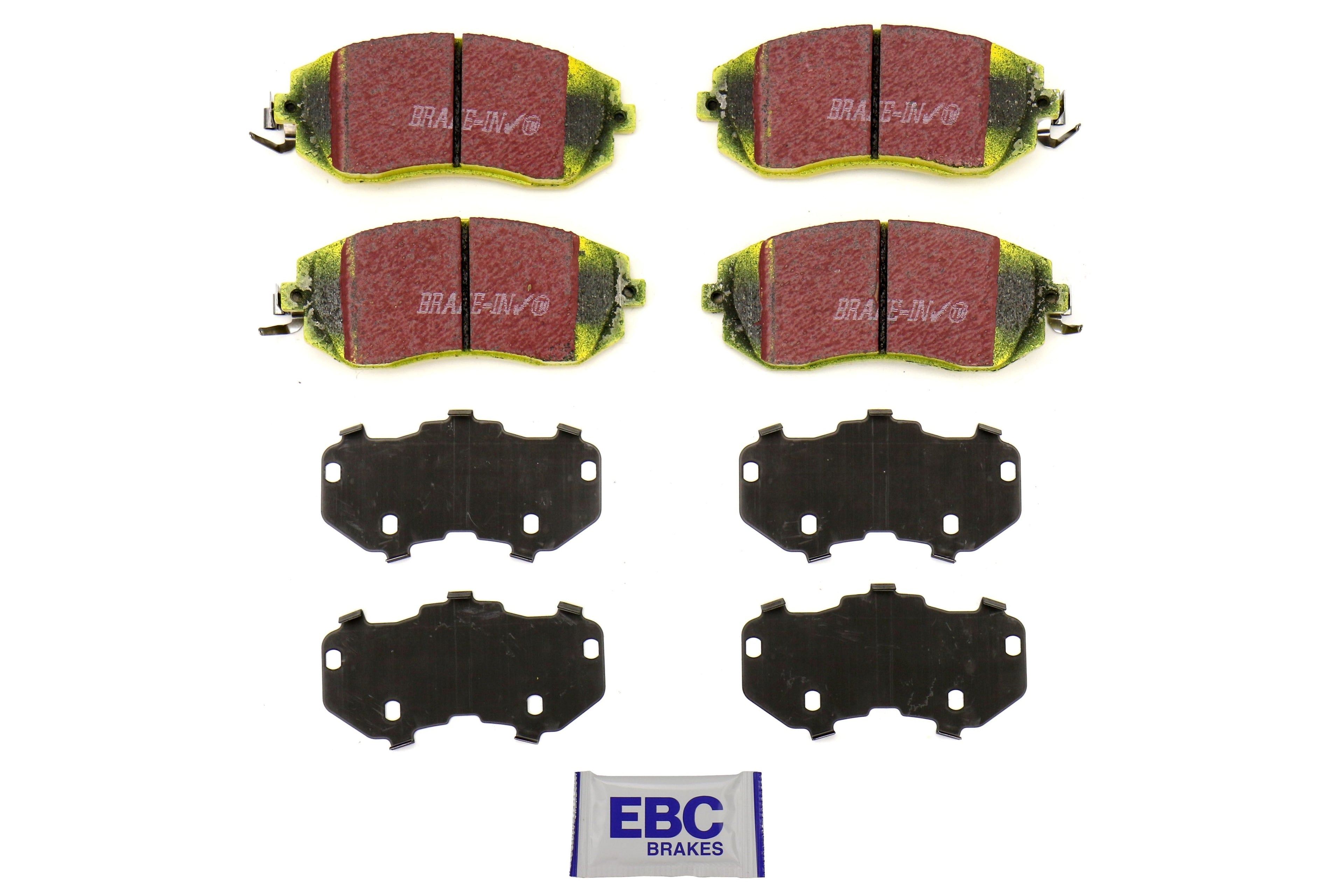 EBC Yellowstuff Brake Pads (Front) - 2013-2026 Subaru BRZ / Toyota GT/GR86 / Scion FR-S (W/ Vented Rear Rotors)