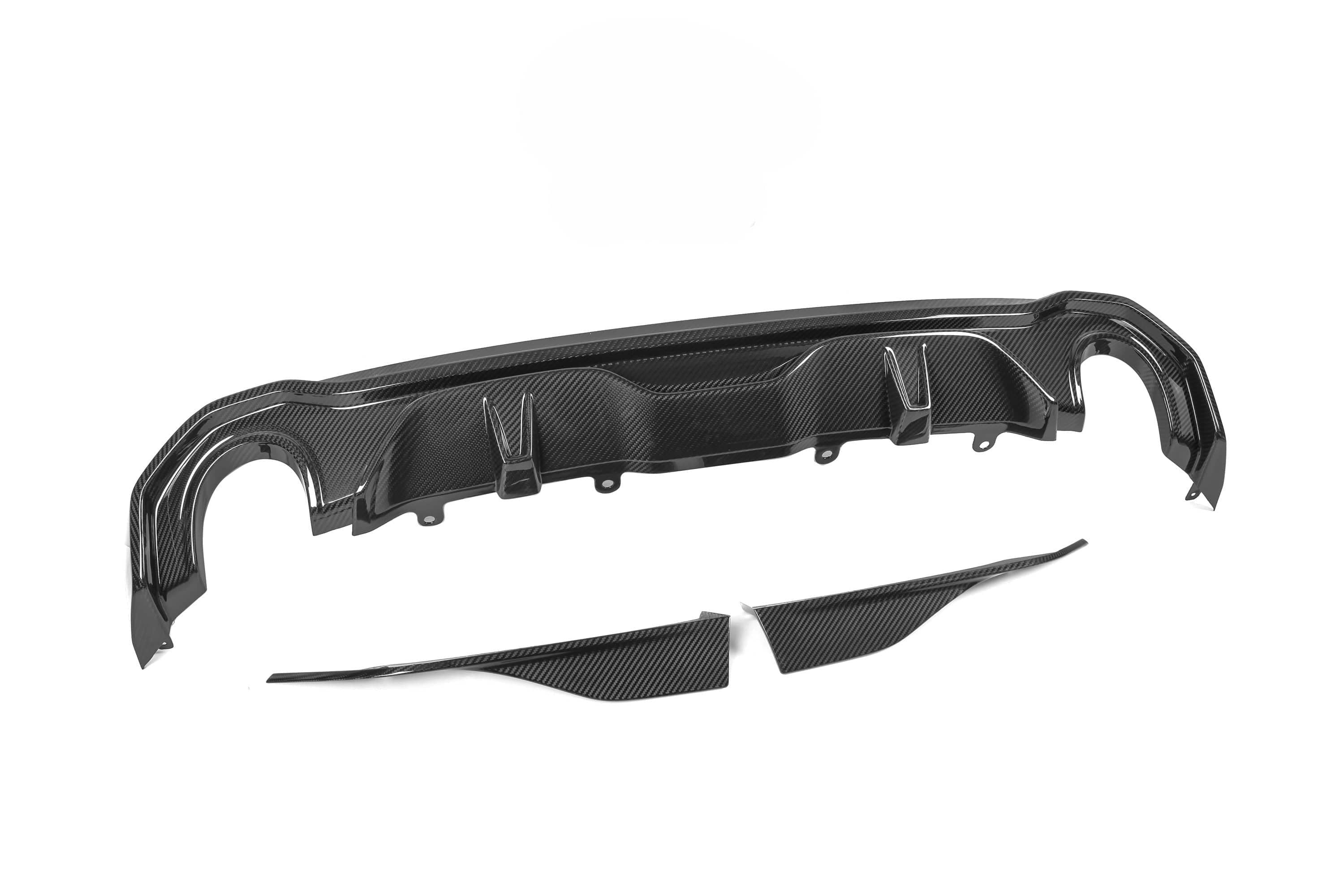 G26 4 Series SQ Style Dry Carbon Diffuser Single Tips