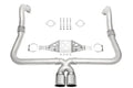 Porsche 718 Cayman / Boxster Performance Exhaust System - Manual Trans - Straight Cut Single Wall Tips