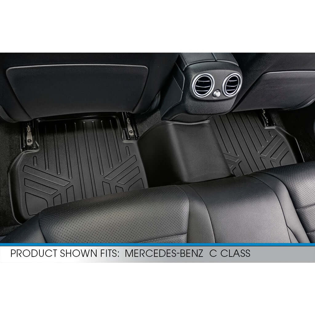 Smart TrimTM Floor Liners For 2015-2021 Mercedes Benz C Class Sedan (No Hybrid Models)