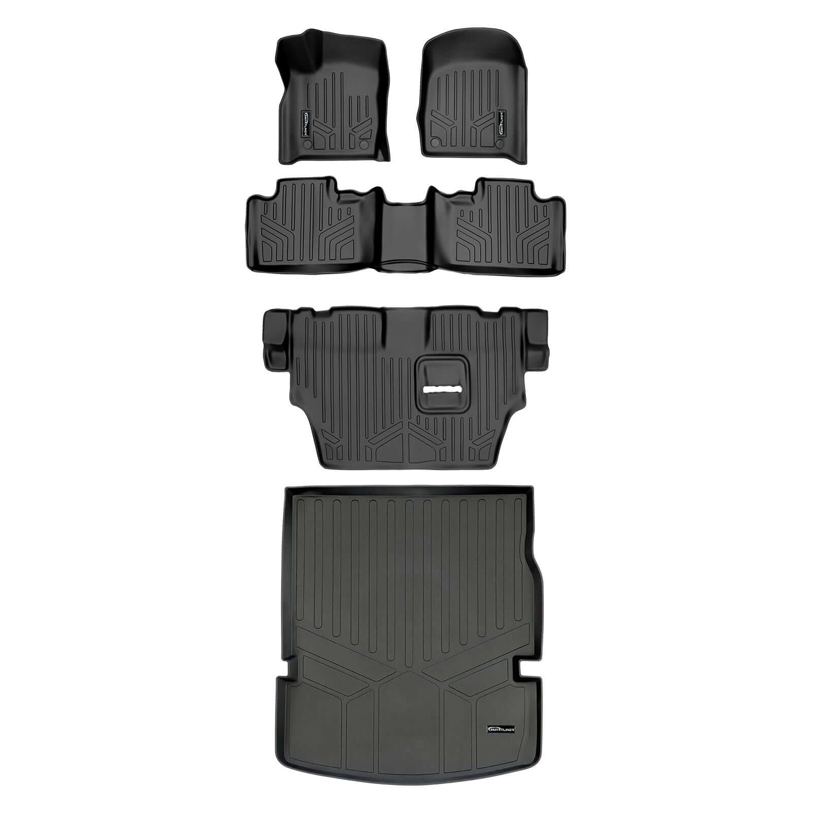 Smart TrimTM Floor Liners For 2016-2026 Dodge Durango ((2nd Row Bench))