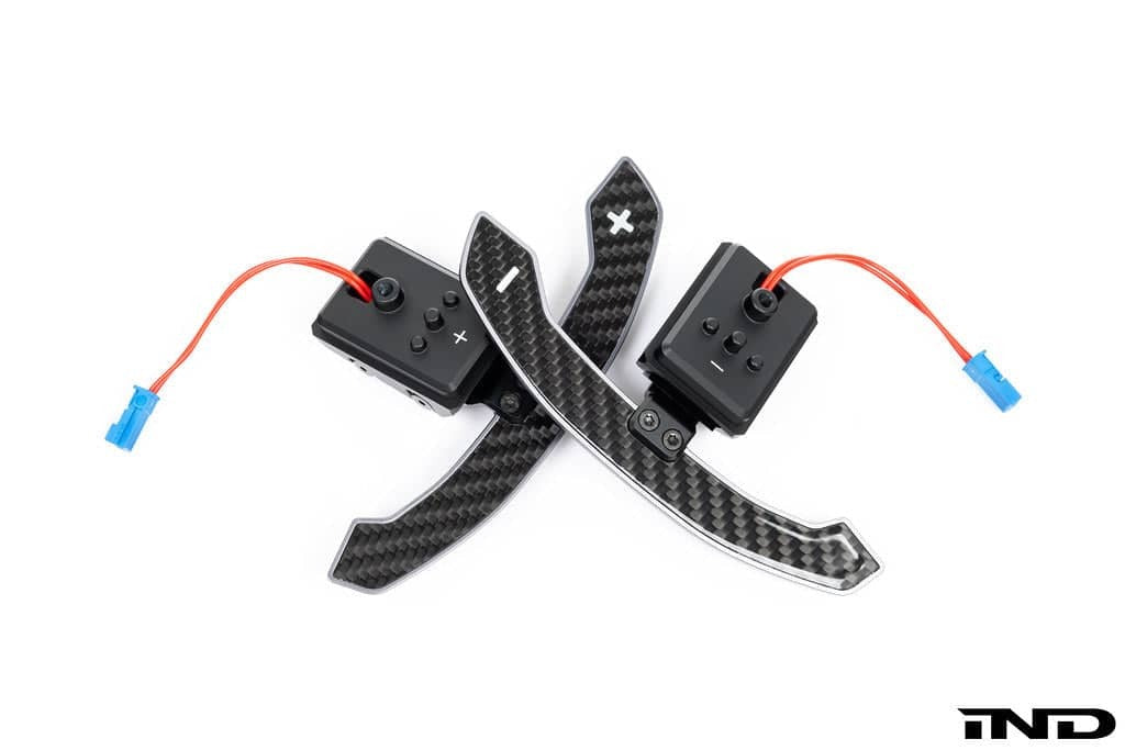 JQ Werks / MadTrace BMW G-Chassis Clubsport Magnetic Shift Paddle Set - Carbon V3