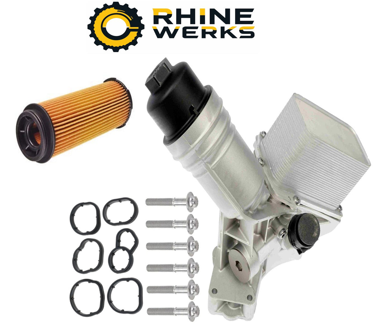 BMW G05 X5 Engine Oil Filter Housing Assembly By RhineWerks 11428488578 (Upgraded Aluminum)