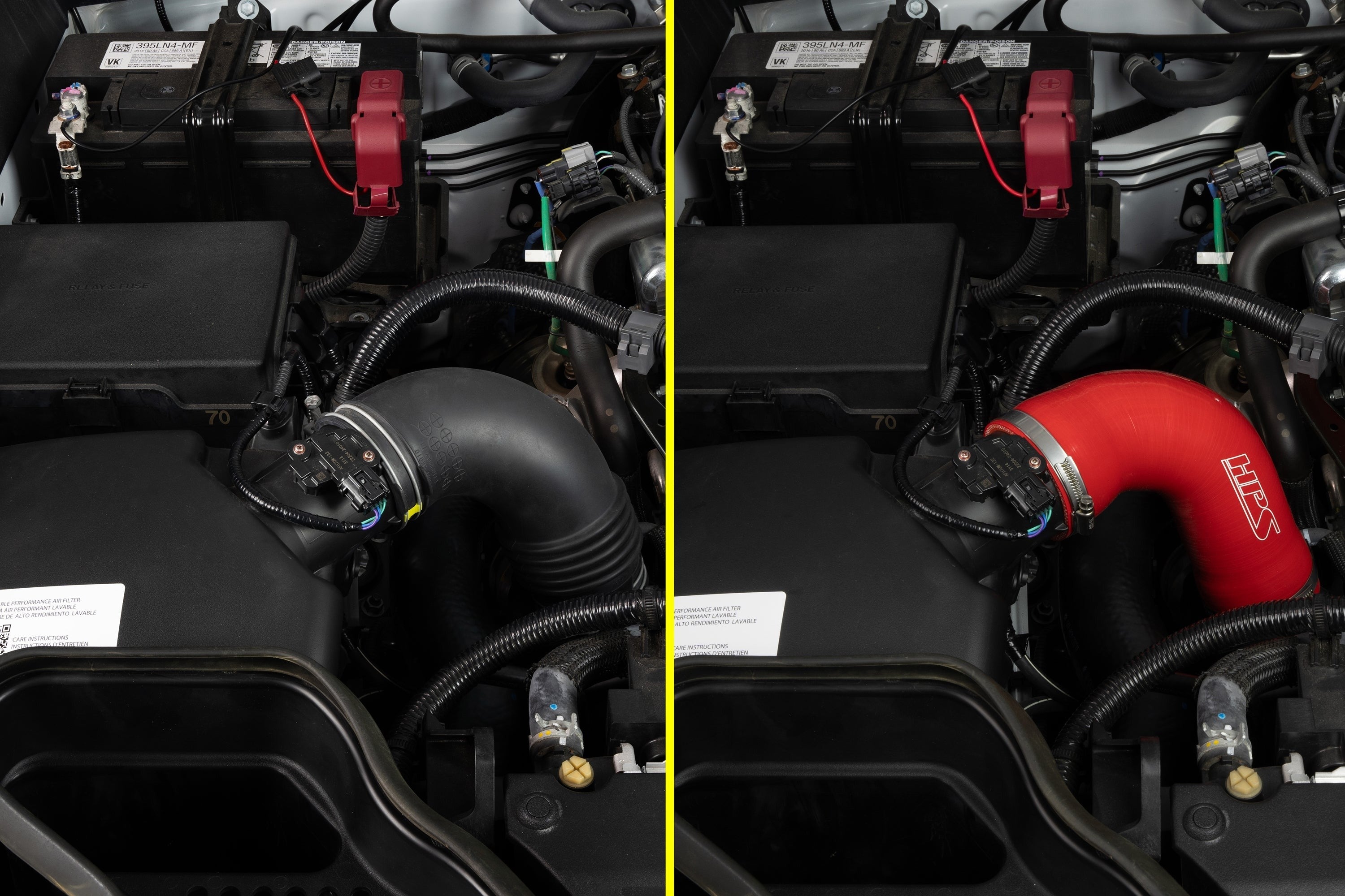 HPS Reinforced Silicone Post MAF Air Intake Hose Kit 2025 Toyota 4Runner 2.4L Turbo, 57-2207
