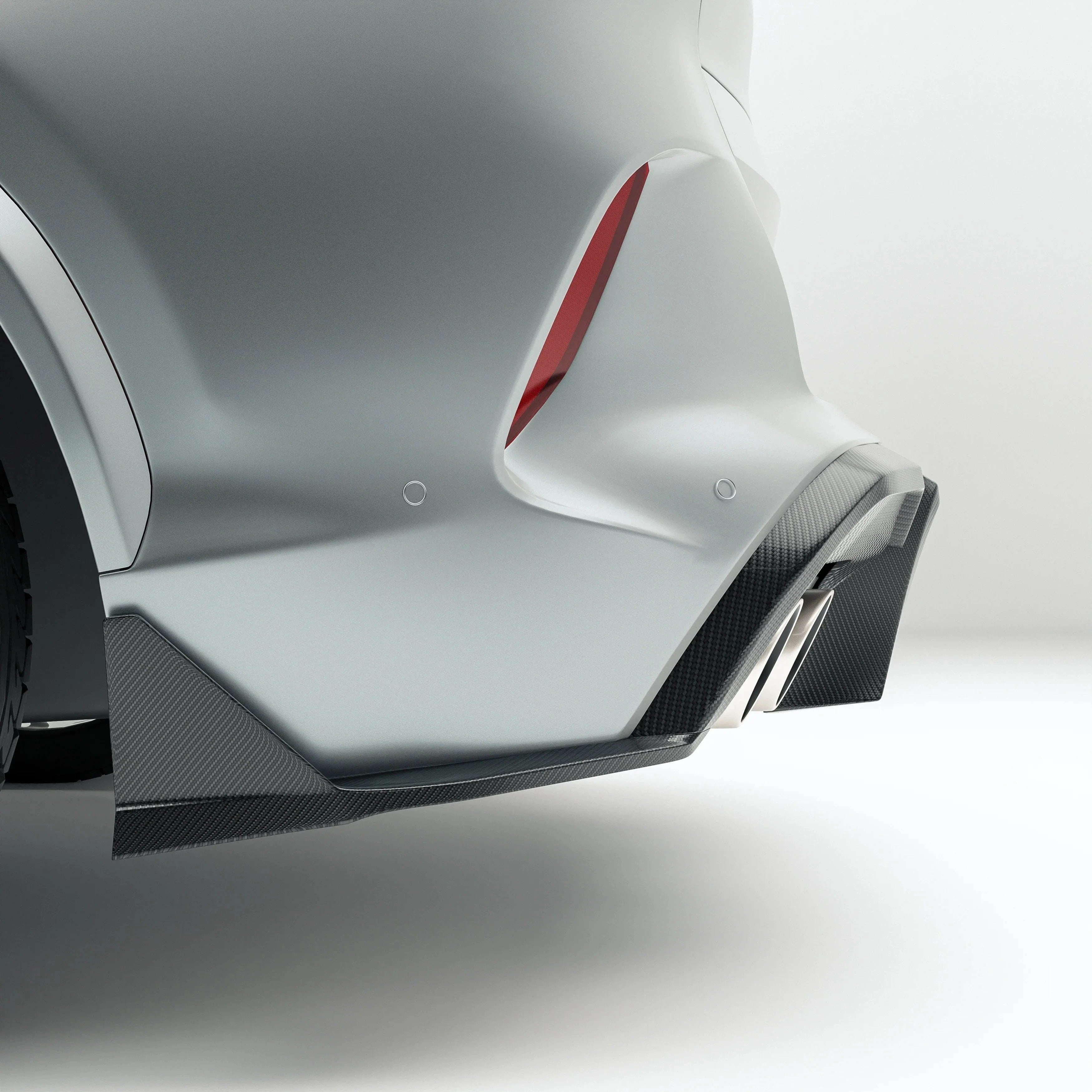 Revozport Carbon Fiber Rear Diffuser for BMW X5M F95 LCI (2023+)